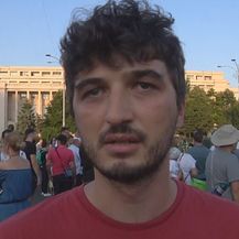 Prosvjednik Andrej (Foto: Dnevnik.hr)