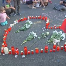 Prosvjed u Rumunjskoj, polaganje cvijeća (Foto: Dnevnik.hr)