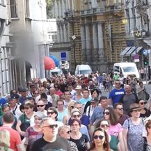 Prosvjed u Zagrebu pod nazivom Krik za slobodu - 2