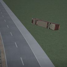 Prikaz prometne nesreće na autocesti - 1