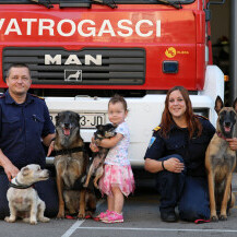 Vatrogasni pas, belgijska ovčarka Rain nakon 12 godina službe otišla je u mirovinu - 1
