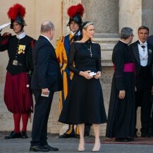 Princeza Charlene od Monaka na audijenciji kod Pape - 1