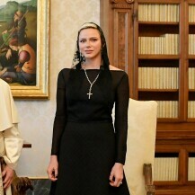 Princeza Charlene od Monaka na audijenciji kod Pape - 3