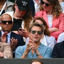Brad Pitt na Wimbledonu