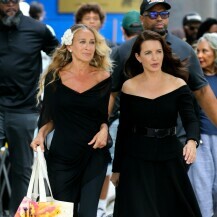 Sarah Jessica Parker i Kristin Davis dolaze na set