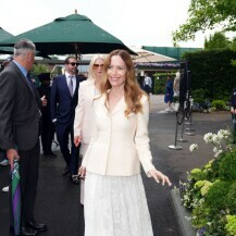 Leslie Mann na Wimbledonu