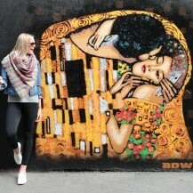 Slavan slika doživjela je mnoge reinterpretacije, ovaj mural u Dablinu je jedna od njih