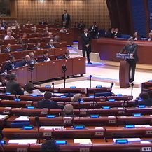Andrej Plenković u Parlamentarnoj skupštini Vijeća Europe (Foto: screenshot)