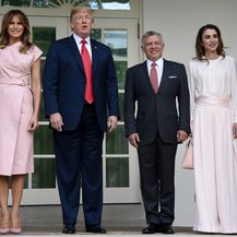 Melania Trump, Donald Trum, Abdullah II. i kraljica Rania