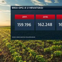 Broj OPG-ova u Hrvatskoj (Foto: Dnevnik.hr)