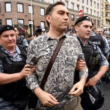 Ruska policija privela najmanje 400 osoba, uključujući Alekseja Navalnog (Foto: AFP)