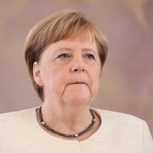 Angela Merkel na sastanku s njemačkim predsjednikom (Foto: AFP) - 1