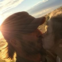 David Beckham i Harper (Foto: Instagram)
