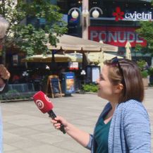 Tomislav Horvatinčić ispija kavicu na Cvjetnom