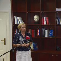 Vesna Fabijančić-Križanić, potpredsjednica Državnog izbornog povjerenstva, i Dino Goleš