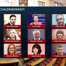 Saborski zastupnici s neopravdanim izostancima - 2