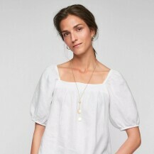 Ponuda bijelih bluza i košulja u trgovinama - 15