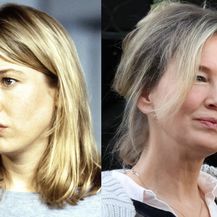 Renee Zellweger 2001. u Dnevniku Bridget Jones i 2024. na snimanju četvrtog dijela