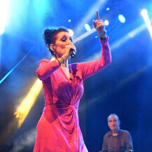 Doris Dragović u ružičastoj haljini na koncertu u Bjelovaru - 5