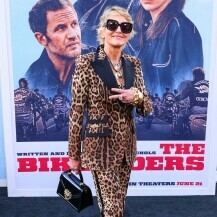 Sharon Stone na premijer filma The Bikeriders