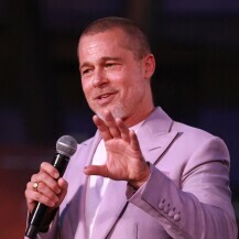 Brad Pitt na promociji filma 