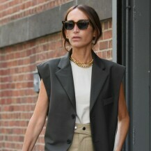 Prsluk u street style izdanju s Tjedna mode