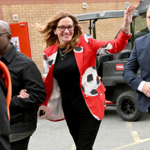 Julia Roberts na nogometnoj utakmici Soccer Aid for UNICEF 2025 u Engleskoj - 2
