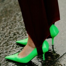 Vibrantne zelene nijanse u street style izdanju s Tjedna mode - 3