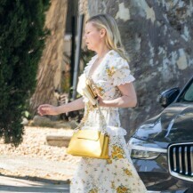 Kirsten Dunst u haljini brenda Rodarte na vjenčanju stilistice Liat Baruch