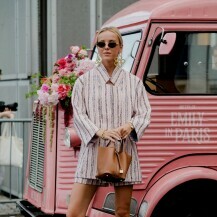 Kratke hlačice u street style izdanjima s Tjedana mode - 4