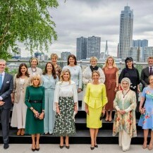 Brigitte Macron na susretu u Rotterdamu
