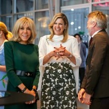 Brigitte Macron na susretu u Rotterdamu