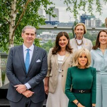 Sanja Musić Milanović na druženju u Rotterdamu