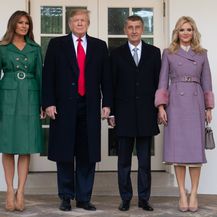 Melania i Donald dočekali su češkog premijera i njegovu suprugu