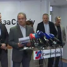 Konferencija za medije Saveza za Srbiju (Foto: Dnevnik.hr)