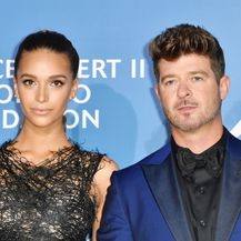 Robin Thicke i April Love Geary (Foto: AFP)