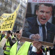 Prosvjedi u Francuskoj (Foto: KENZO TRIBOUILLARD / AFP)