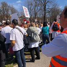 Okupljanje prosvjednika na Trgu dr.  Franje Tuđmana - 2