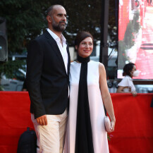 Daria Lorenci Flatz sa suprugom Emilom Flatzom na Sarajevo Film Festivalu 2021. godine