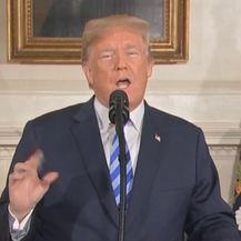 Donald Trump objavljuje odluku o iranskom nuklearnom sporazumu (Foto: Dnevnik.hr)