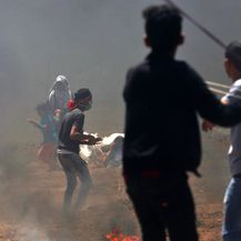 Palestinci prosvjeduju (Foto: AFP)