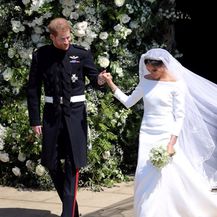 Princ Harry i Meghan Markle nakon ceremonije vjenčanja