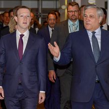 Mark Zuckerberg i Antonio Tajani (Foto: © European Union 2018 - Source : EP)
