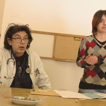 Doktor Goran Jusup i Veronika Peccolaj (Foto: Provjereno Nova TV)