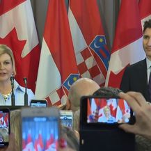 Kolinda Grabar-Kitarović i Justin Trudeau (Foto: Dnevnik.hr)