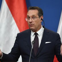 Austrijski potpredsjednik i predsjednik FPOe stranke slobode Heinz-Christian Strache (Foto: AFP)