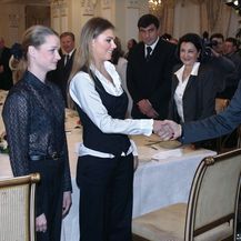 Vladimir Putin i Alina Kabajeva (Foto: AFP)