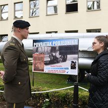 Brojni građani došli vidjeti Perešinov MiG (Foto: MORH) - 2
