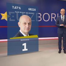 Mislav Bago donosi rezultate izbora (Foto: Dnevnik.hr)