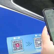 Skeniranje QR koda taxija bez vozača